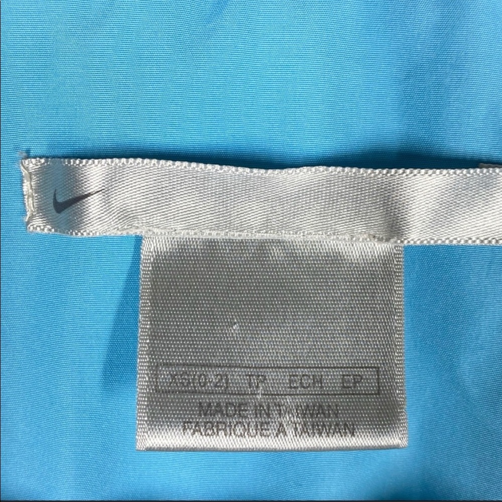 Nike Fleece Lined Zip Up Athletic Jacket Blue Size XS 0-2 - Picture 7 of 8